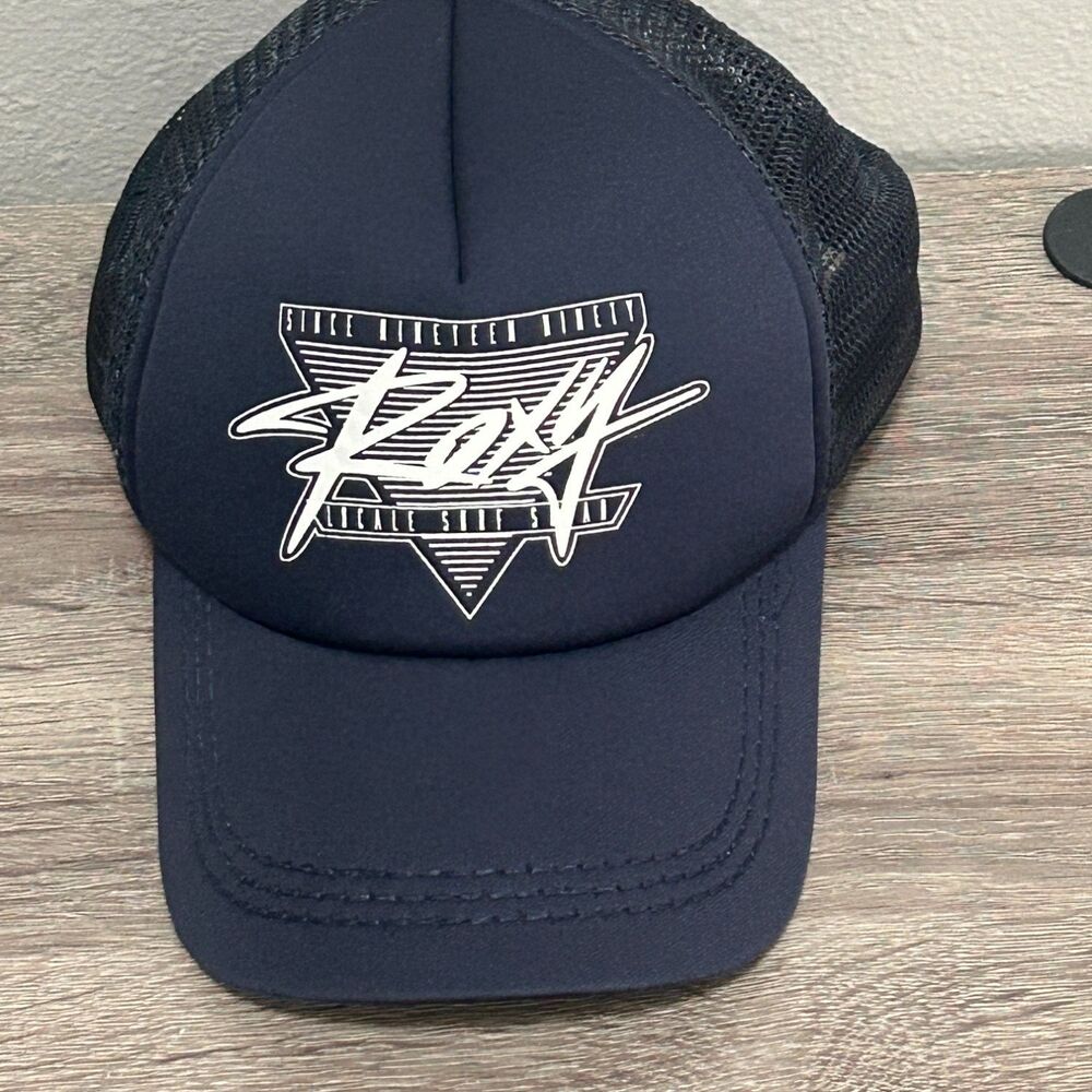 Roxy Locale Surf Squad Women's Trucker Hat One Size Navy Blue‎